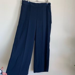 NWT Madewell Cropped Pull On Navy Pants